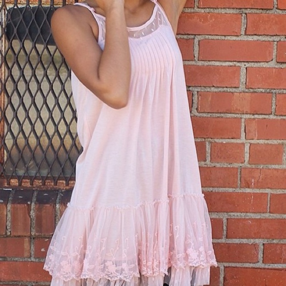 Light Pink Slip Dress